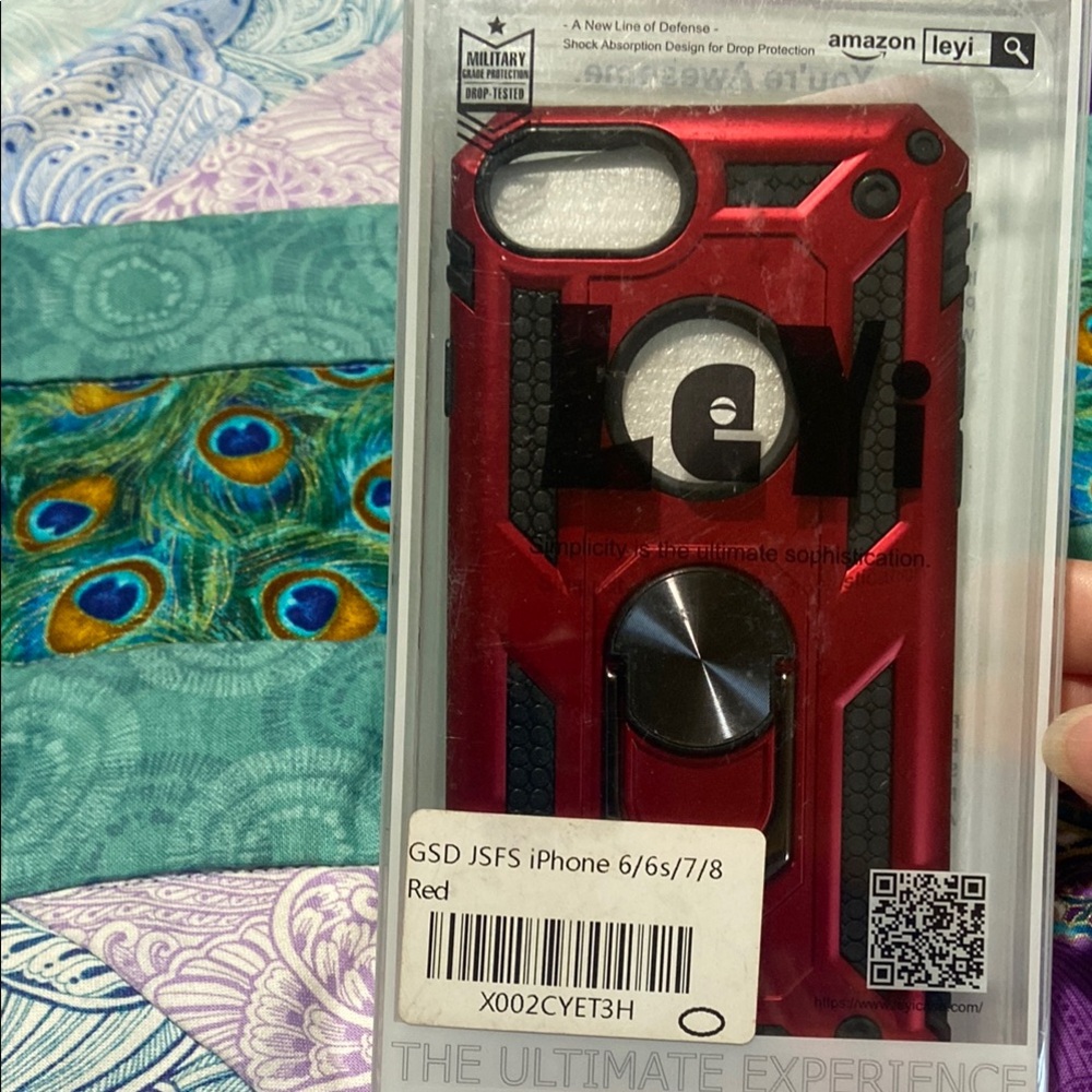 Red Protective Case for iPhone 6/6s/7/8